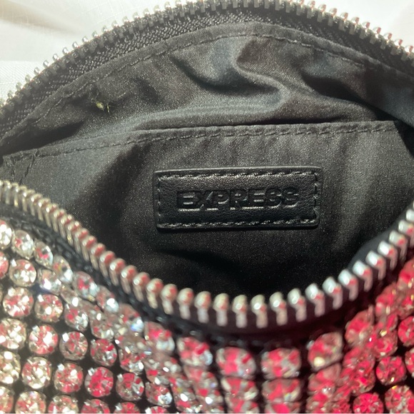 Express Silver Rhinestone Mini Bag - Picture 4 of 8